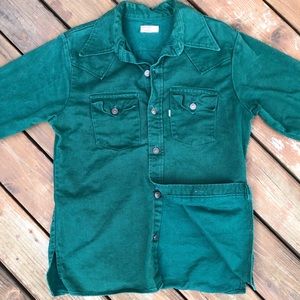VTG Levi’s Western Shirt Green